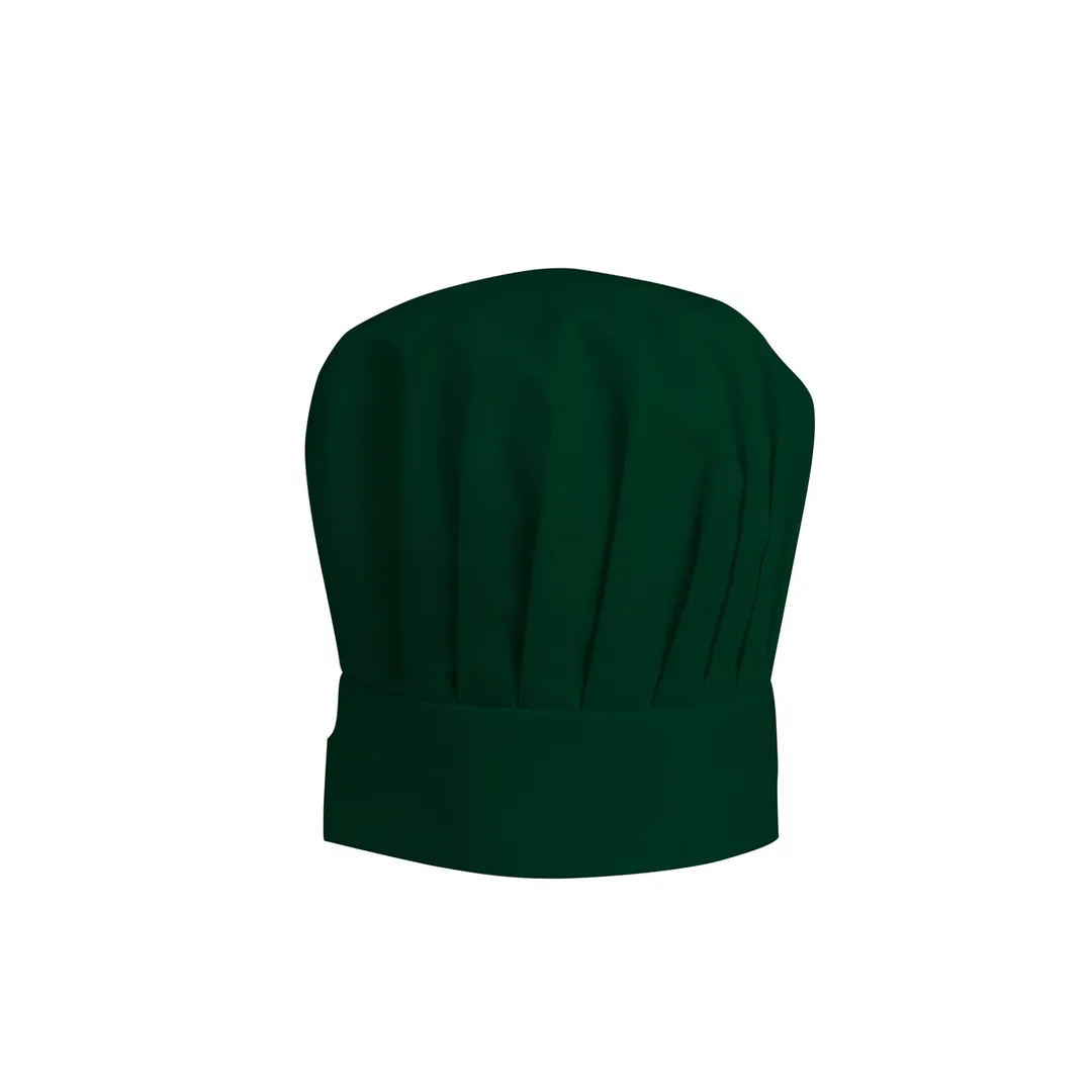 CAC China APHT-2GN Chef's Pride Floppy Toque Hat, 13" Height, Vibrant Green, Kitchen Headwear