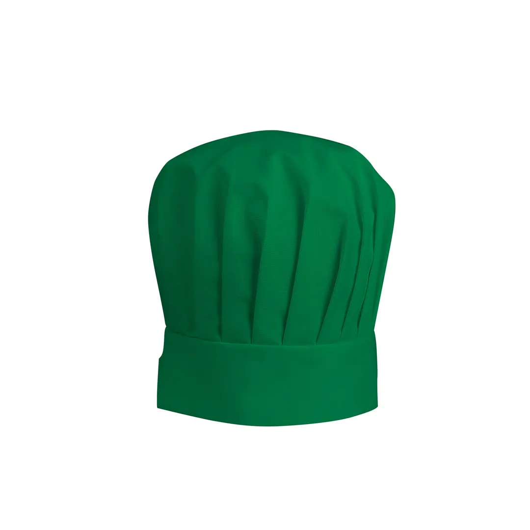 CAC China APHT-2LG Chef's Pride Floppy Toque Hat, 13" Height, Green Color, Chef Headwear