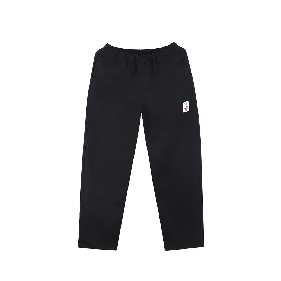 CAC China APPT-1KS Chef's Pride Professional Chef Pants, Small S, Black, Tailored Fit for Kitchens