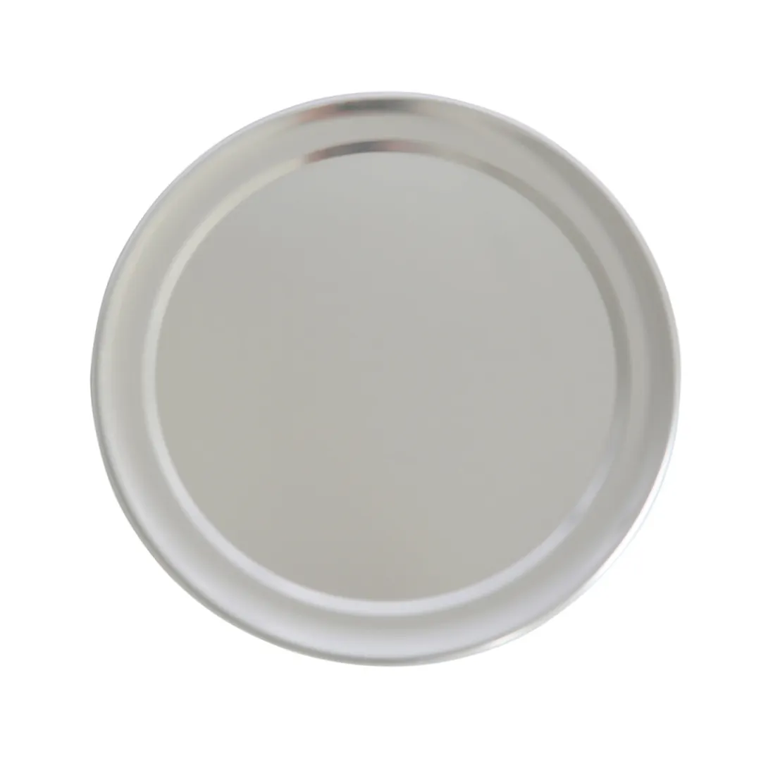 CAC China APZP-07W Pizza Pan, 7" Diameter, Solid Construction, Wide Rim, Aluminum, NSF Certified