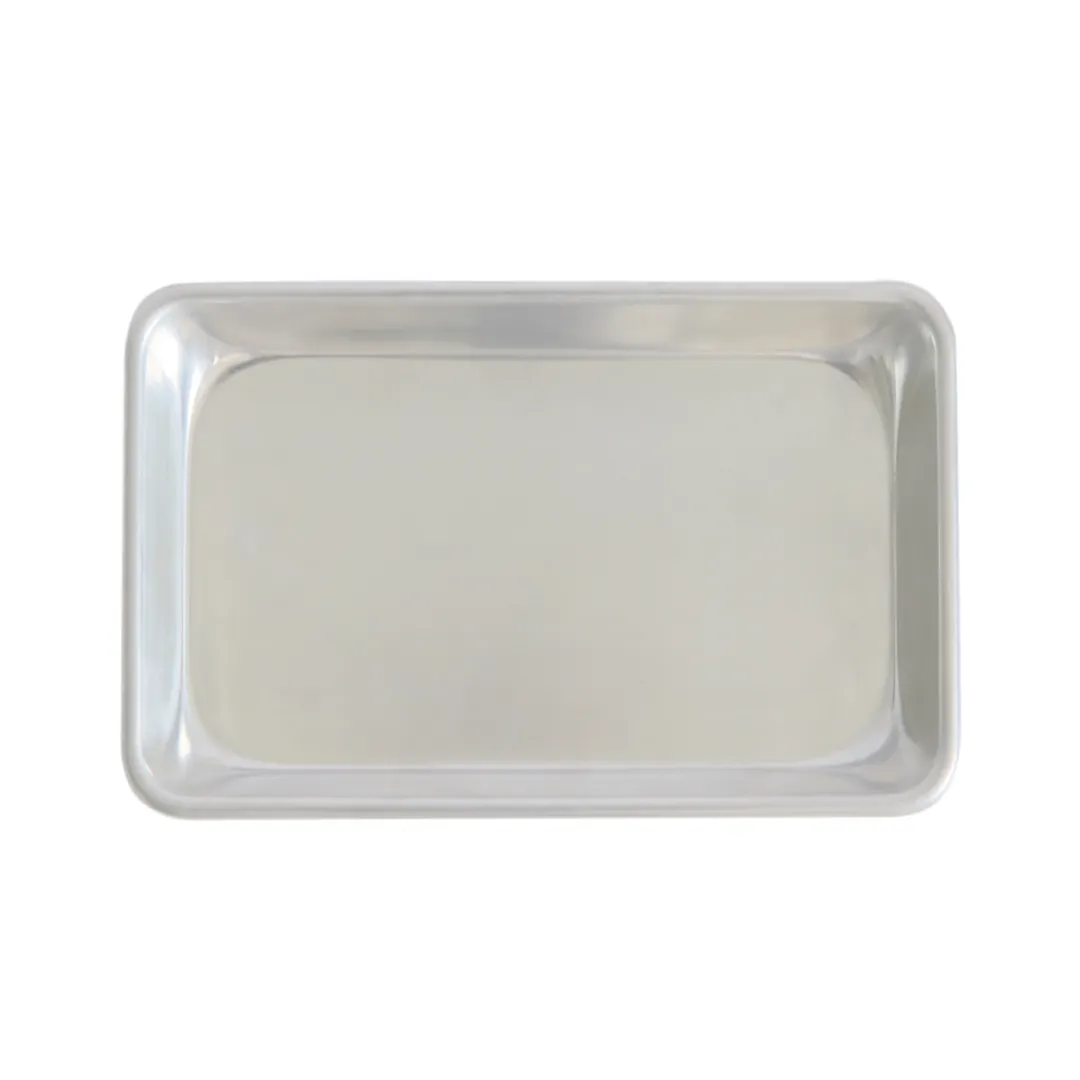 CAC China ASHP-0610 Solid Aluminum Bun / Sheet Pan, 10"L x 6"W, 20 Gauge
