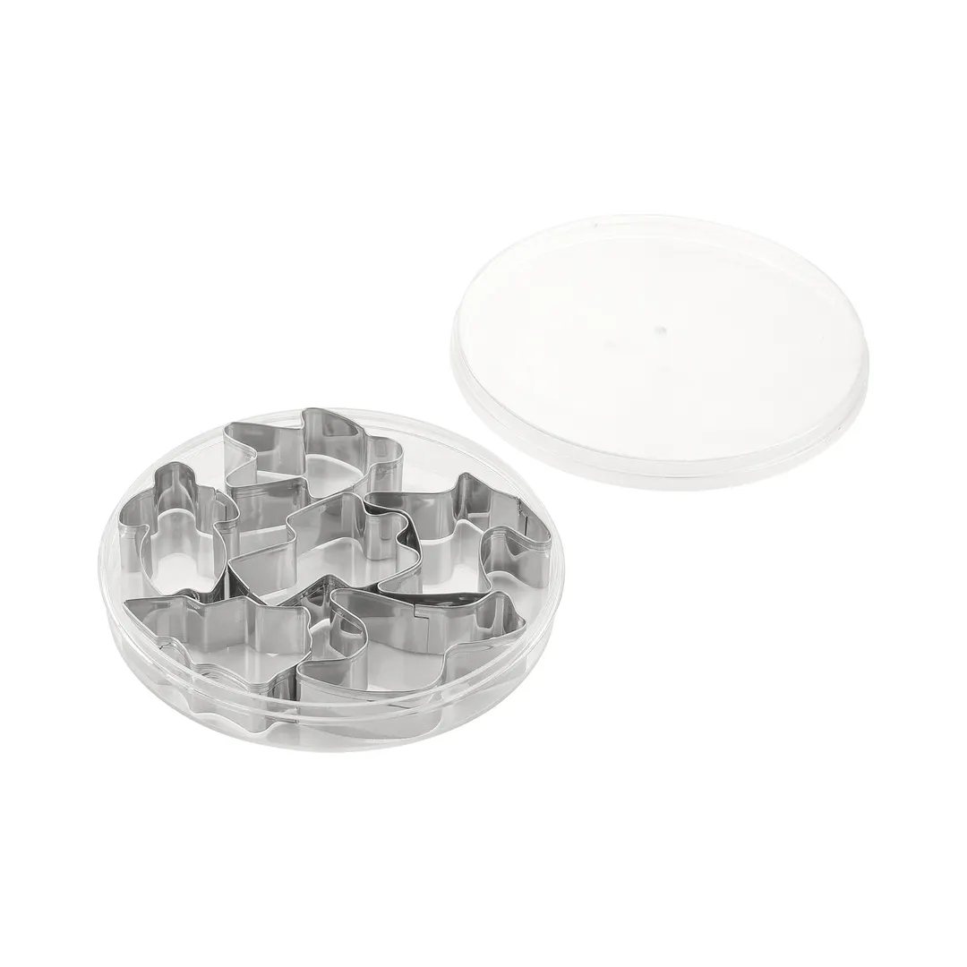 CAC China B11CT-6 Holiday Cookie Pastry Cutter Set 6-Piece Assorted Shapes - Set