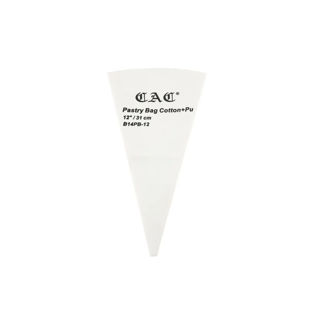 CAC China B14PB-12 Pastry Bag - 12" Polyurethane Lined Cotton, Perfect for Baking and Decorating