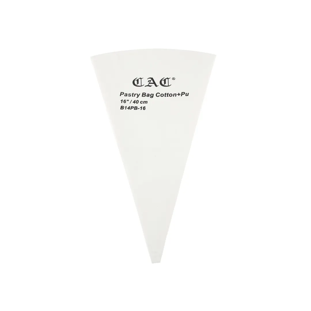 CAC China B14PB-16 Pastry Bag - 16" Polyurethane-Lined Cotton Construction for Professional Baking
