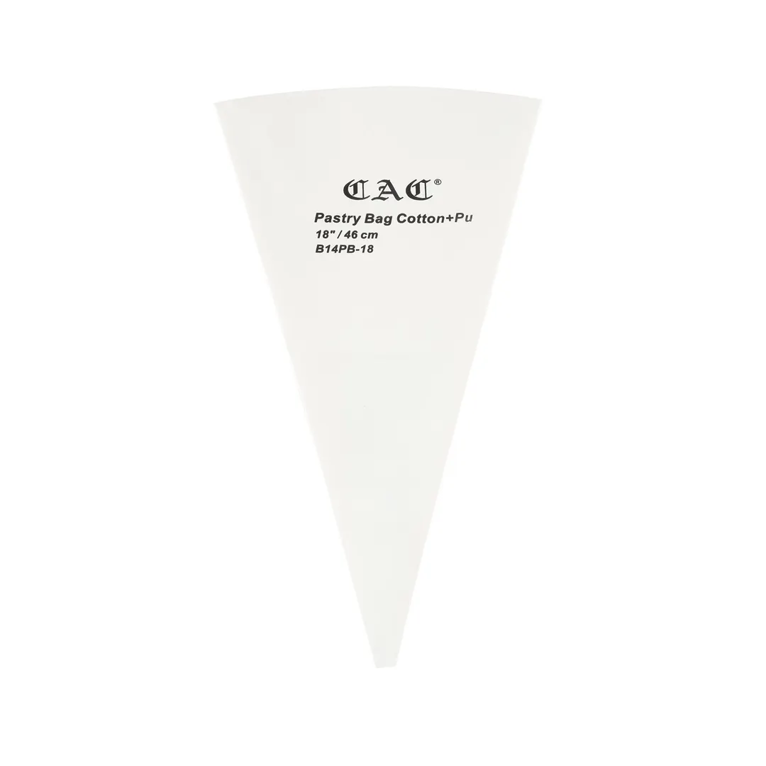 CAC China B14PB-18 Pastry Bag - 18" Cotton Bag with Polyurethane Lining for Baking