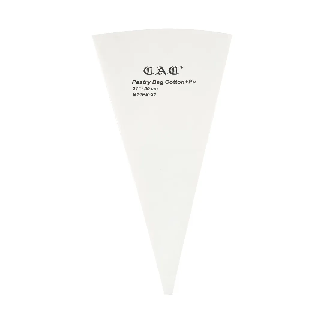 CAC China B14PB-21 Pastry Bag, 21" Cotton Construction, Polyurethane Lined, Baking & Decorating