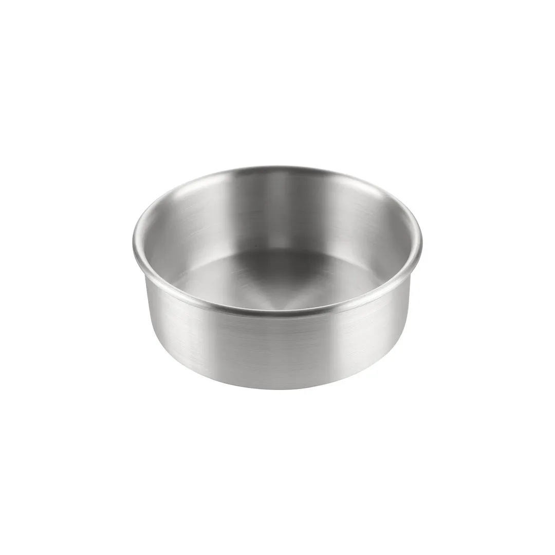CAC China B1CP-083 8" X 3" Round Aluminum Cake Pan for Baking, Professional Grade