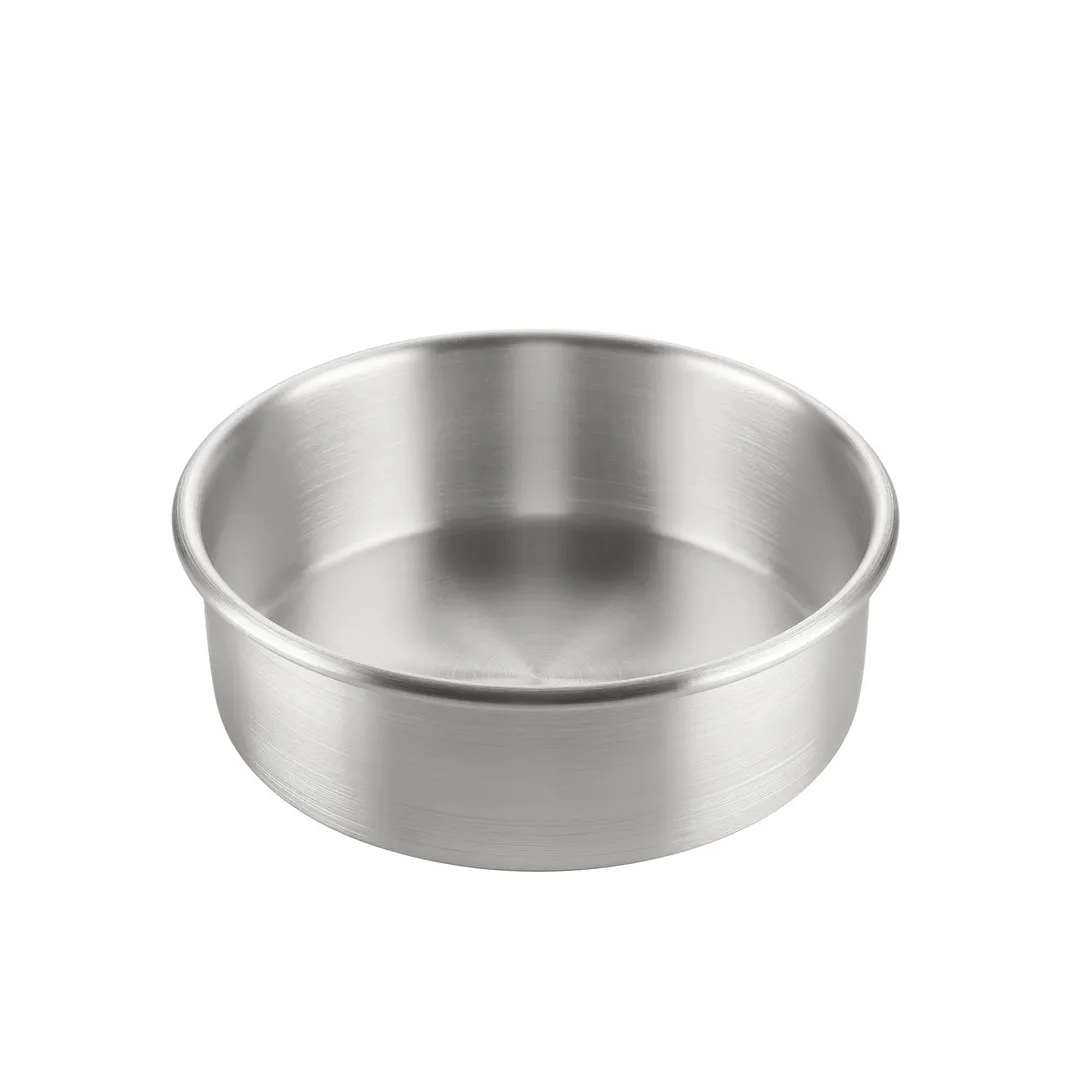 CAC China B1CP-093 9" Diameter X 3" Height Round Aluminum Cake Pan for Baking