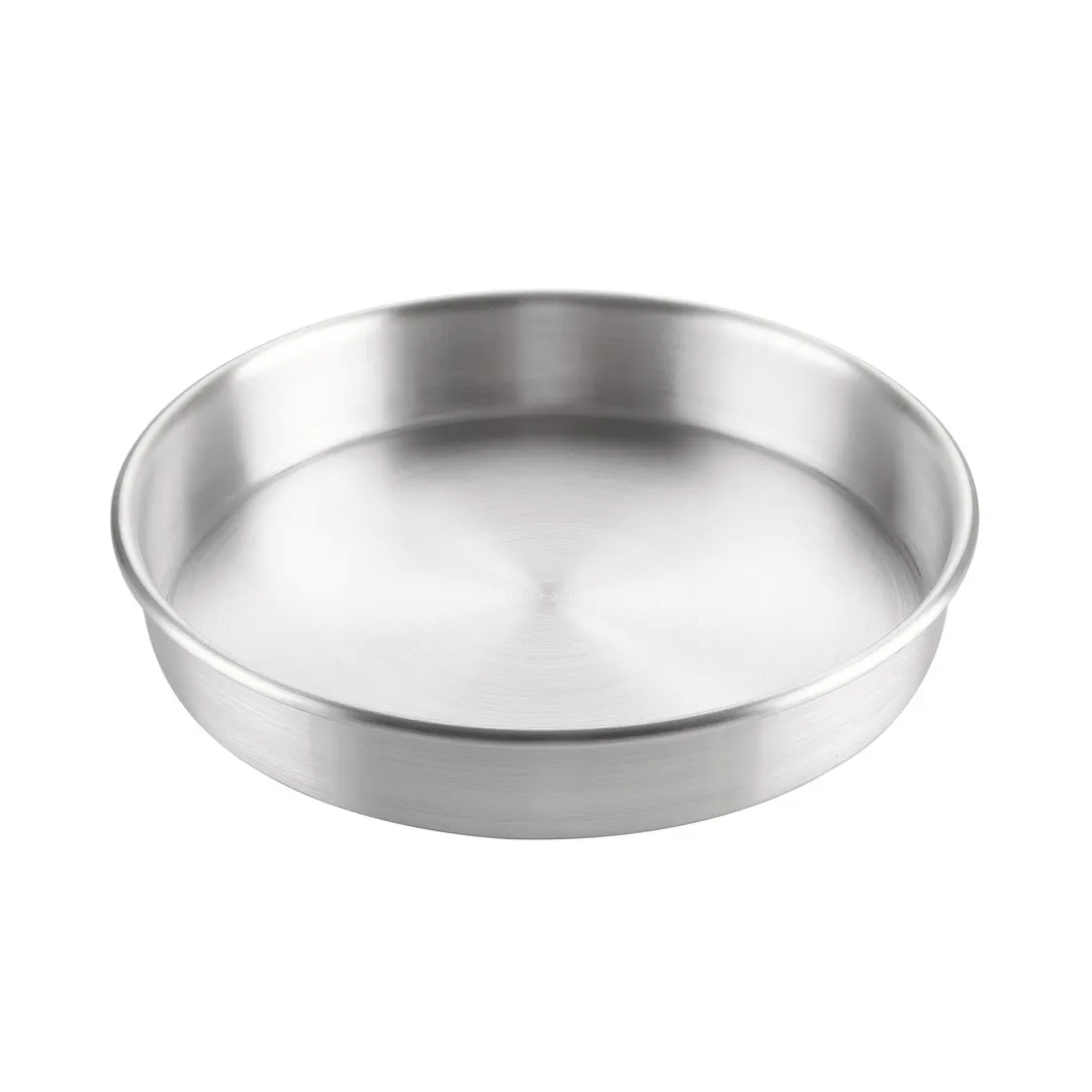 CAC China B1CP-123 Round Cake Pan, 12" Dia x 3" H, Heavy‑Duty Aluminum Baking Pan