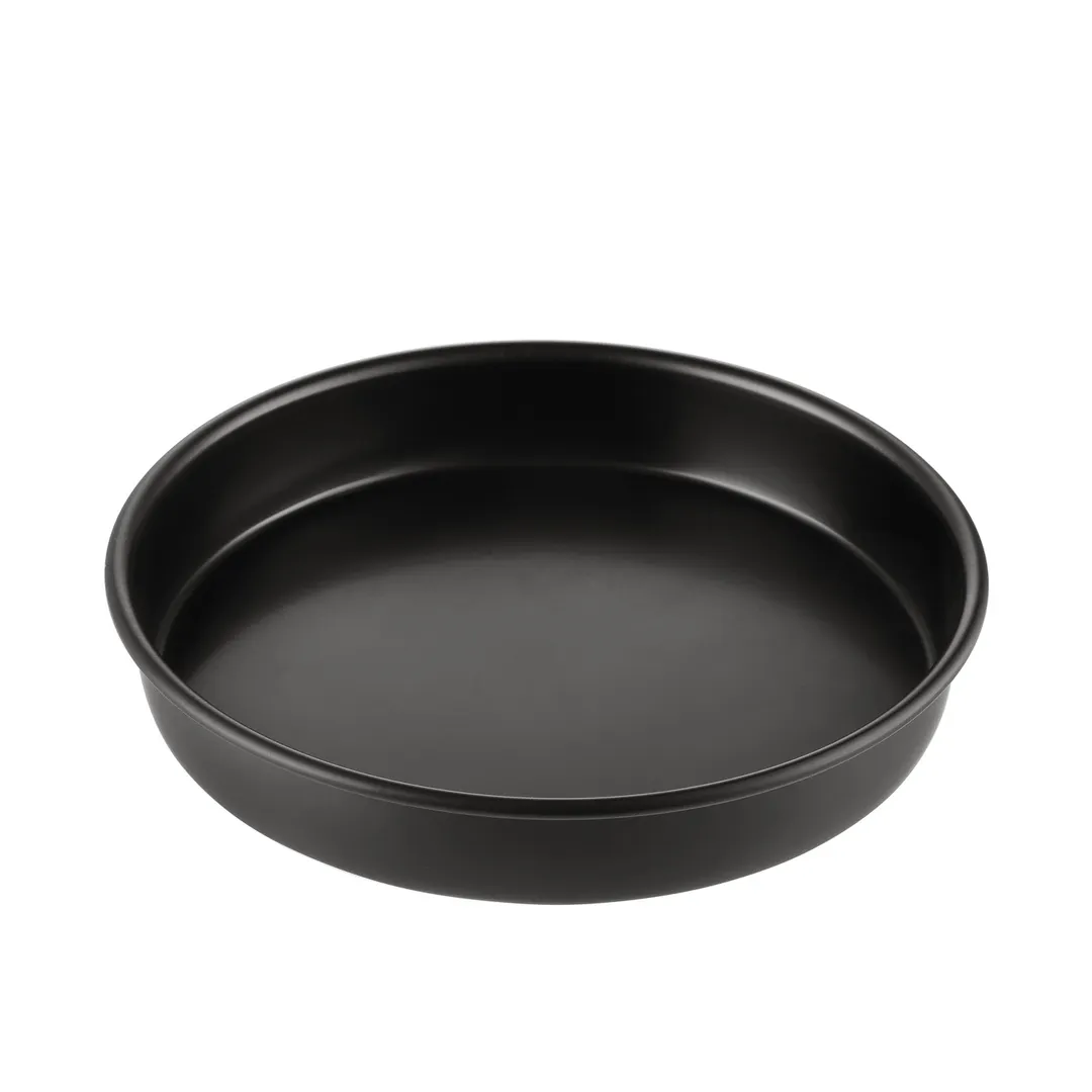 CAC China B2CP-122K Round Cake Pan, 12" dia. x 2"H, Anodized Premium Aluminum