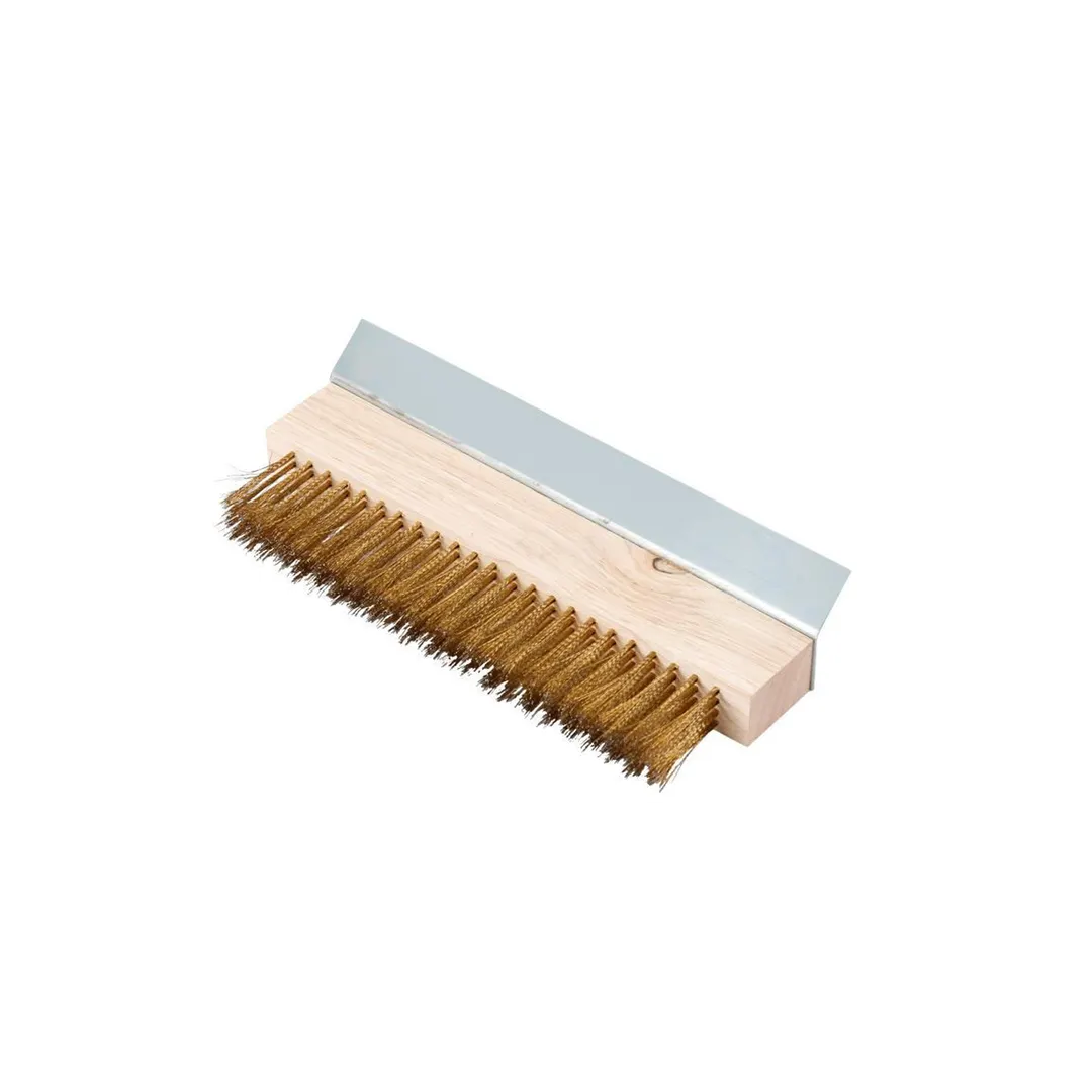 CAC China B2PO-10H Pizza Oven Brush Head, 10" Length, Scraper Attachment for Commercial Ovens