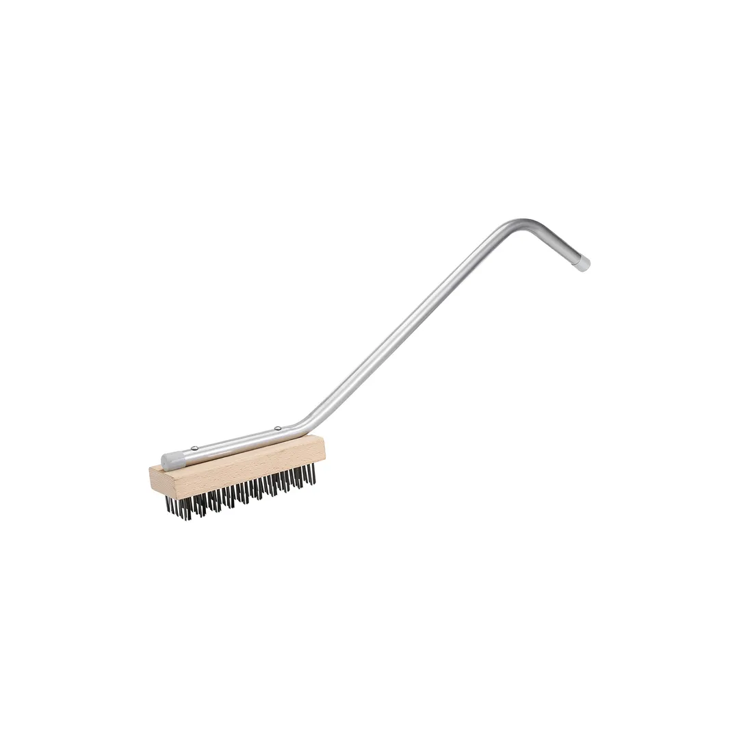 CAC China B3BG-23B Oven/Broiler/Grill Brush with 23" Bend Handle, Stainless Steel Bristles