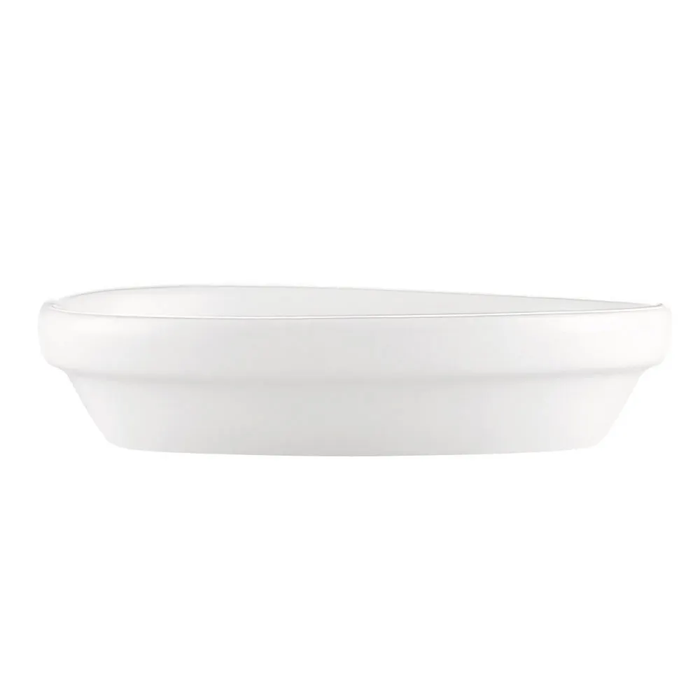 CAC China BKW-8 - 8‑oz Porcelain Baking Dish, 6‑1/4" x 4‑1/8" x 1‑1/2", Oven Safe - 1 Dozen