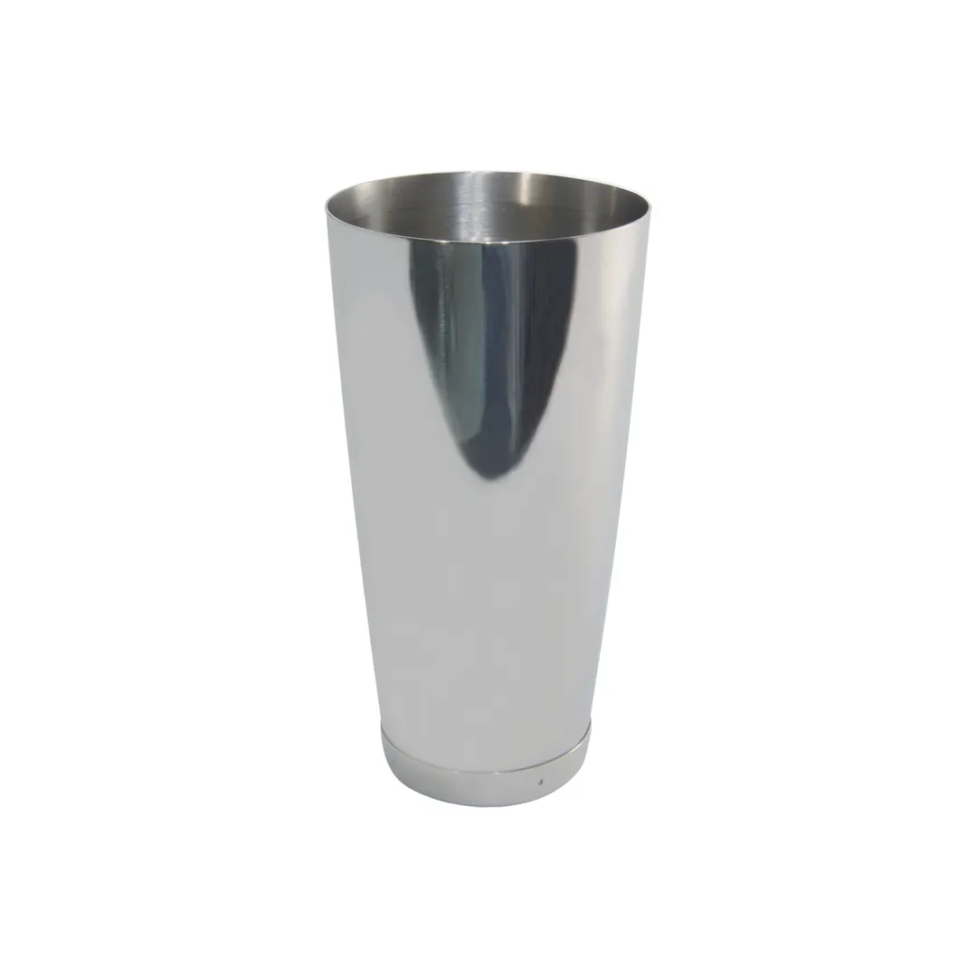 CAC China BSKS-30 Stainless Steel Bar Shaker Cup, 30 oz, Weighted Base