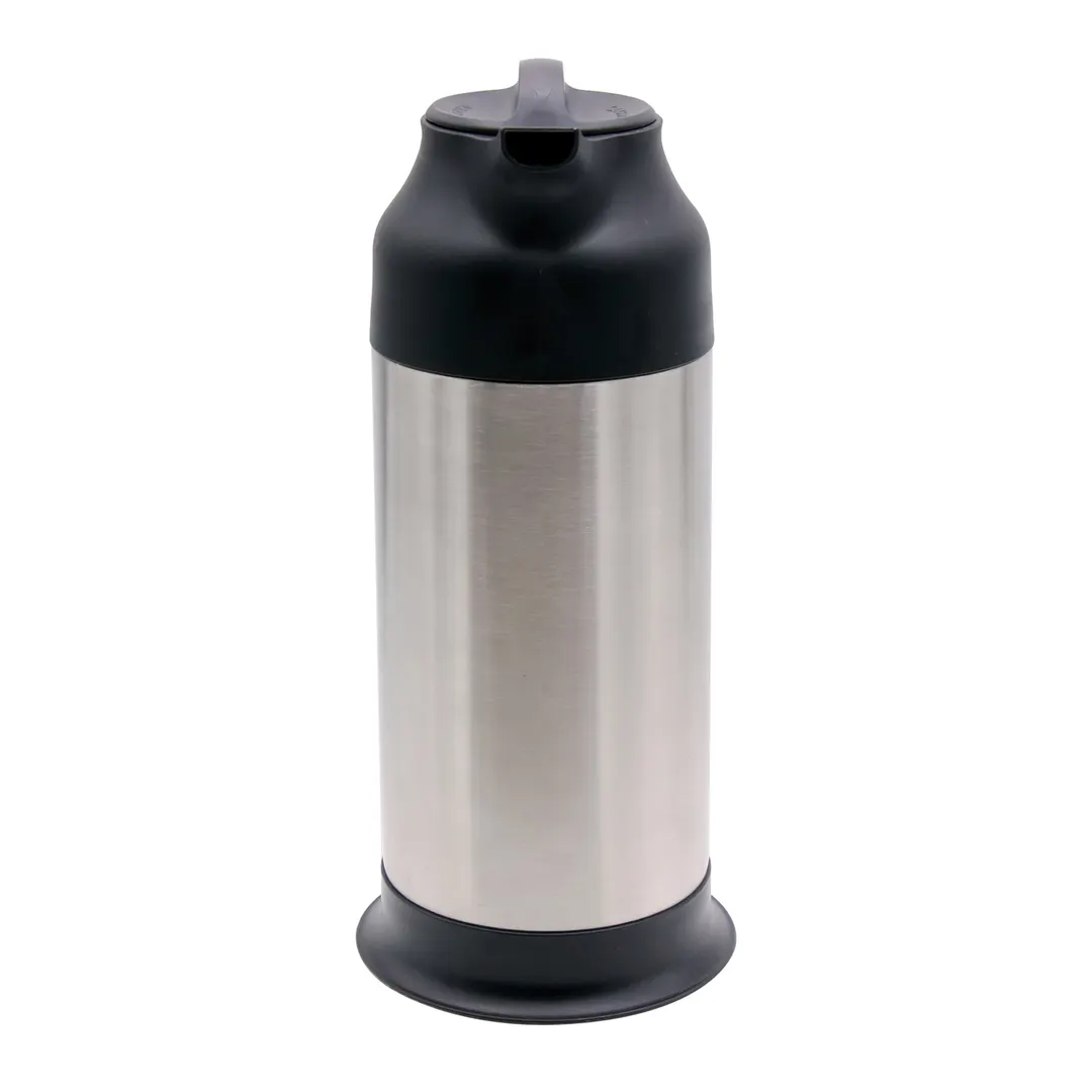 CAC China BVCS-24 Vacuum Insulated Creamer Pitcher, 24oz Stainless Steel, 20-29oz Capacity, Silver