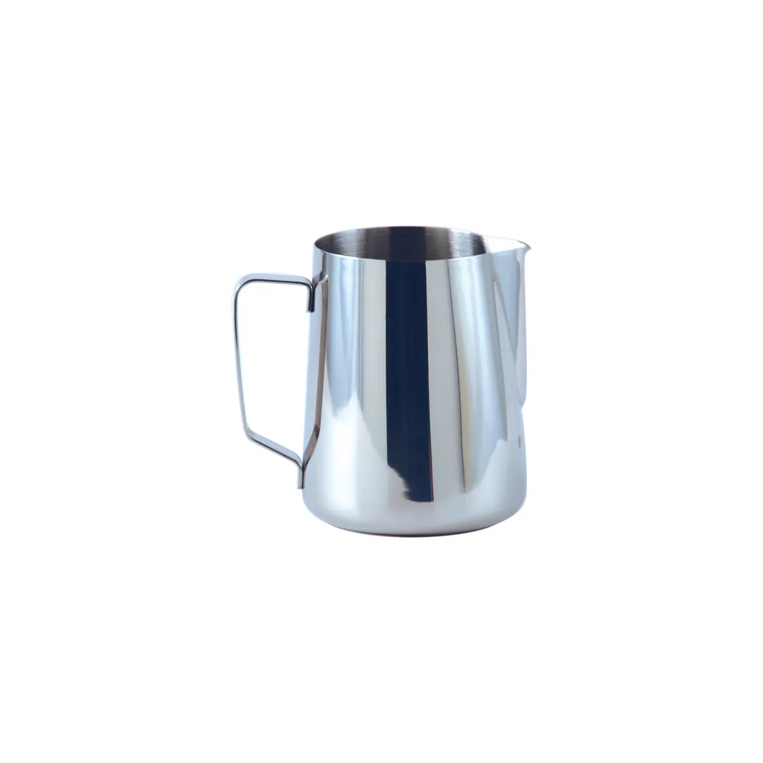 CAC China BVFP-20 Frothing Pitcher, 20oz (0.6L) Stainless Steel, 18/8, Rust‑Resistant, With Handle