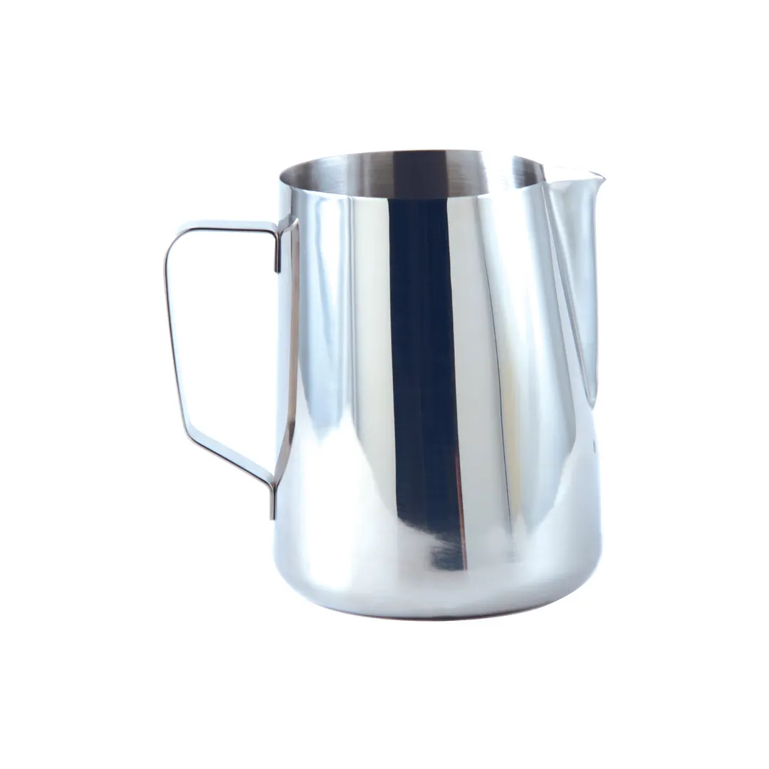 CAC China BVFP-70 Frothing Pitcher, 70oz (2.1qt) 18/8 Stainless Steel, Rust‑Resistant, With Handle