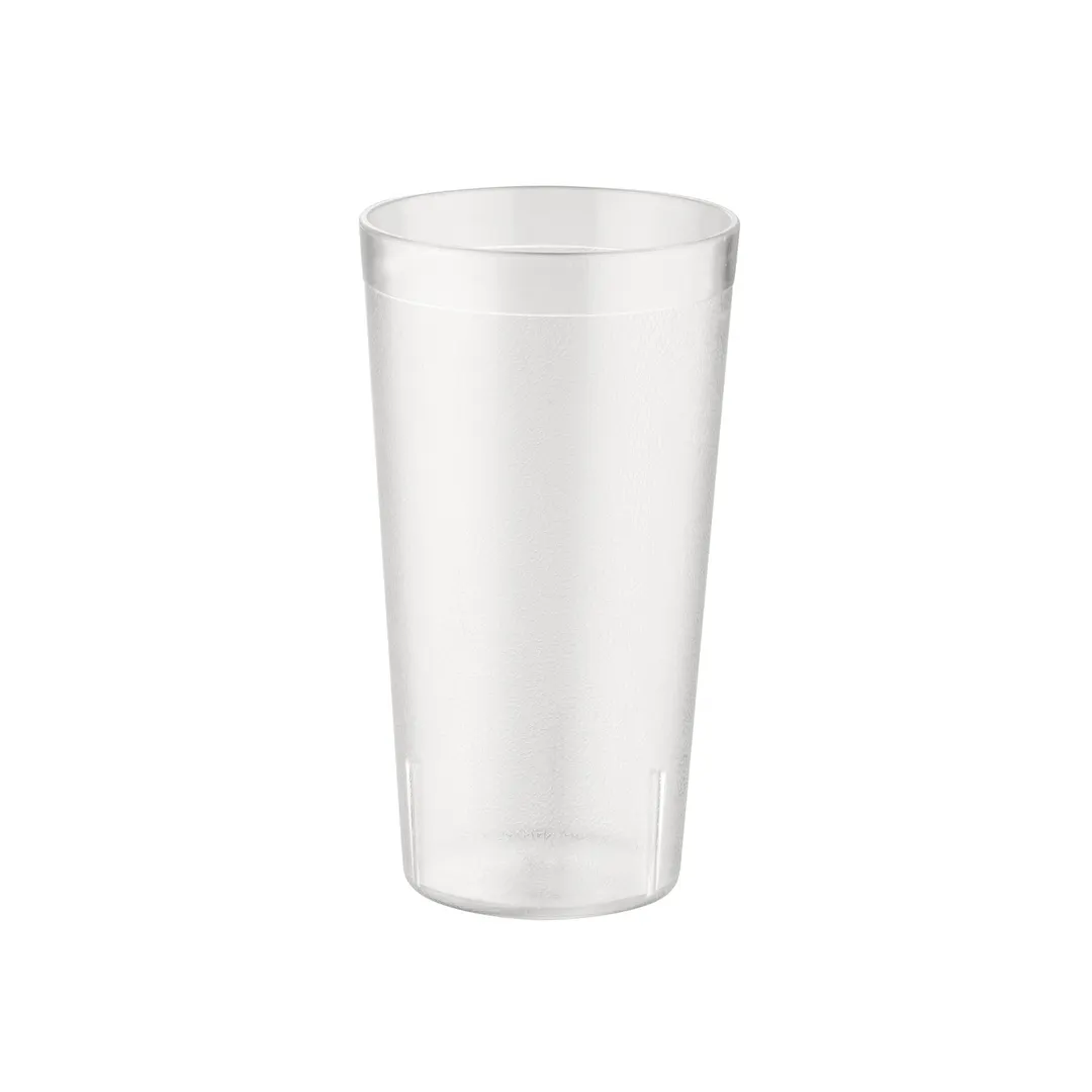 CAC China BVPT-12CL - 12 oz Clear SAN Plastic Tumbler Break‑Resistant Dishwasher Safe - 1 Dozen