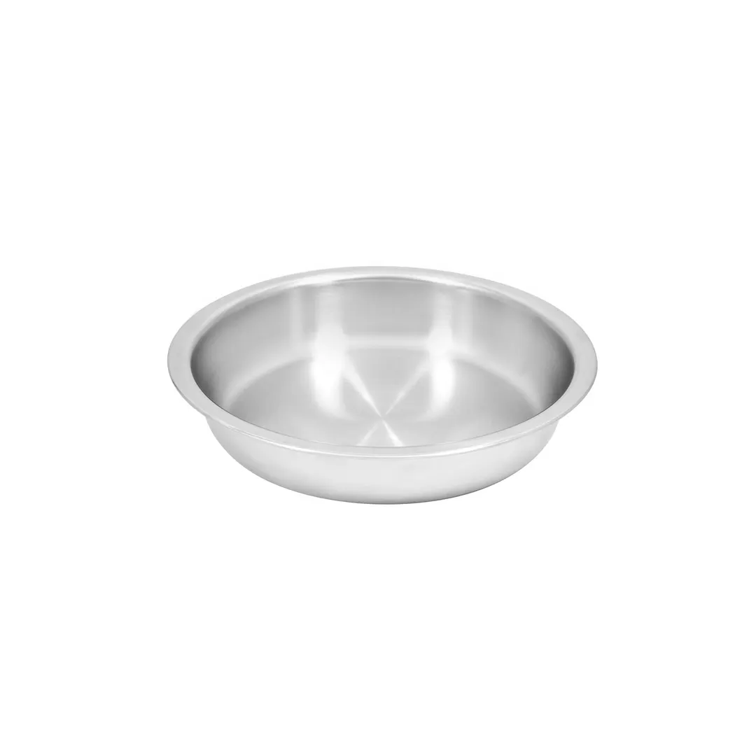 CAC China CAFR-203FP Luminous Round Chafing Dish Food Pan, 12" Diameter, Fits CAFR-203 Model