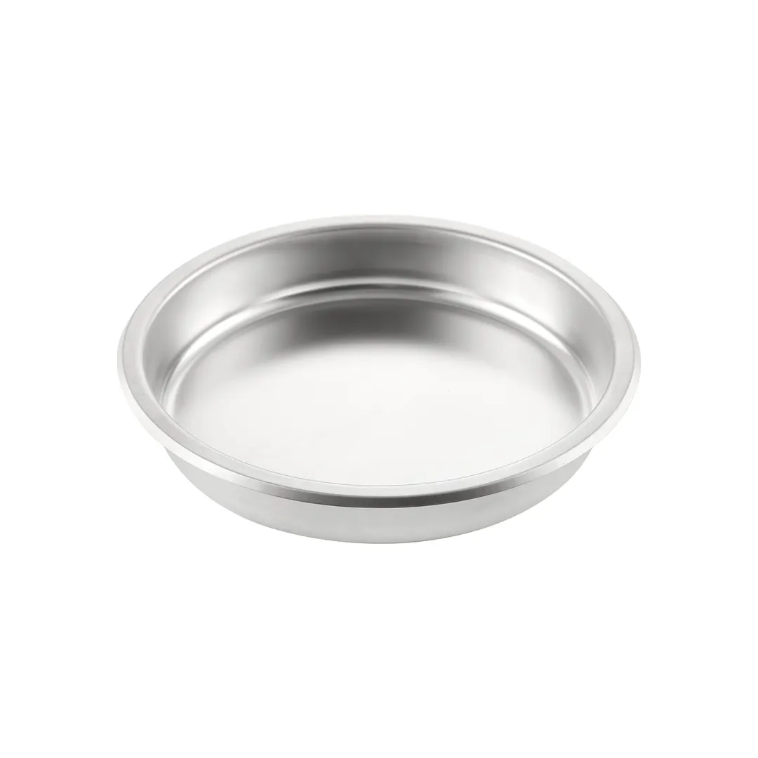 CAC China CAFR-503FP Atlantis Round Chafing Dish Food Pan, Fits CAFR-503 Model, Premium Accessory