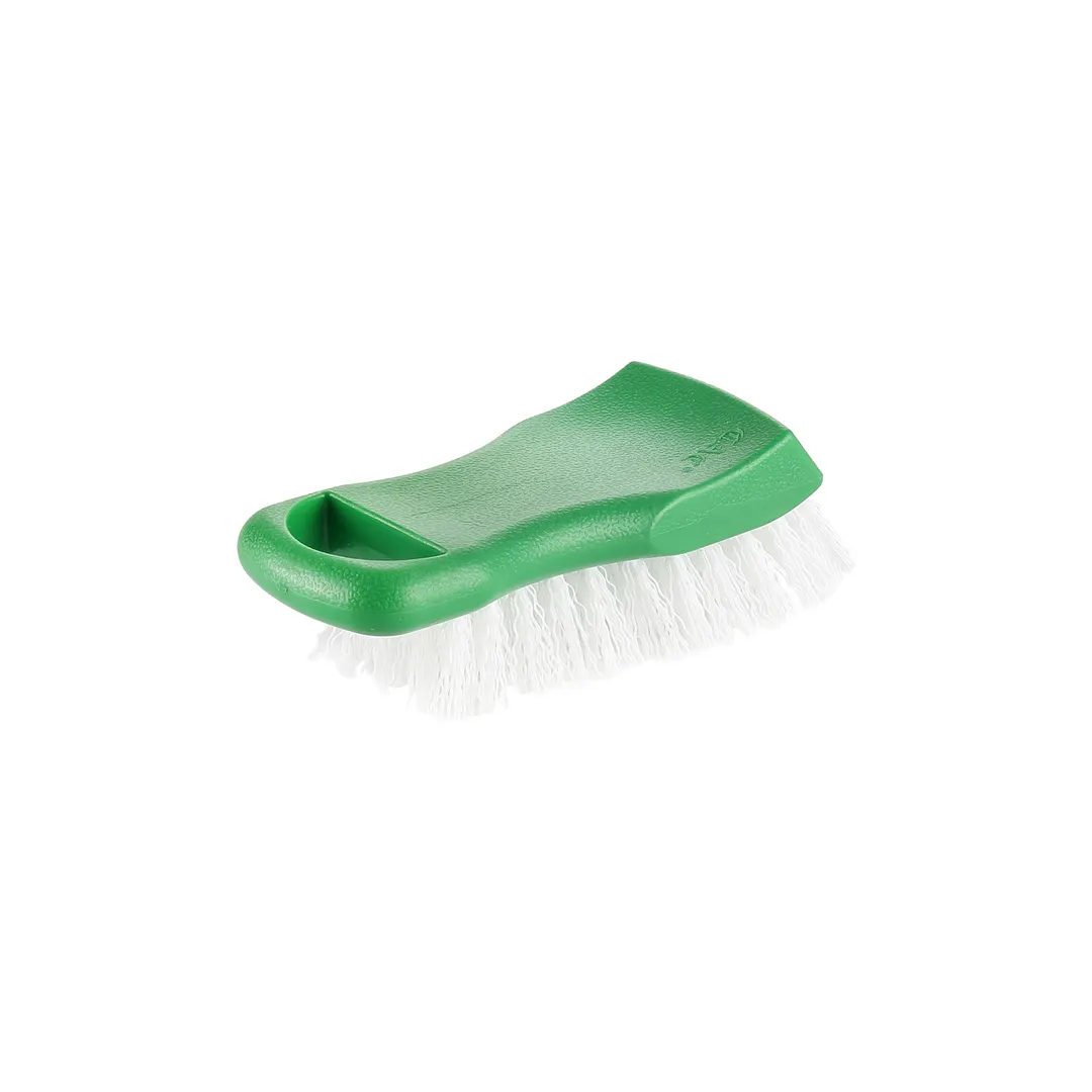 CAC China CBPB-1G Cutting Board Brush, 6.3" x 2.44" x 1.97", Green, Soft Bristles, Loop for Hanging