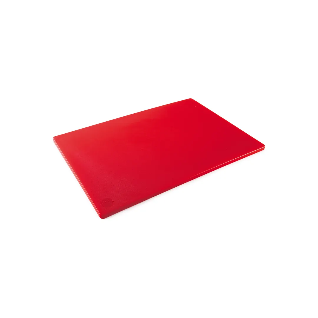 CAC China CBPH-1520R Plastic Cutting Board, 20"L x 15"W, 1/2" Thick, Red, BPA Free, NSF Certified