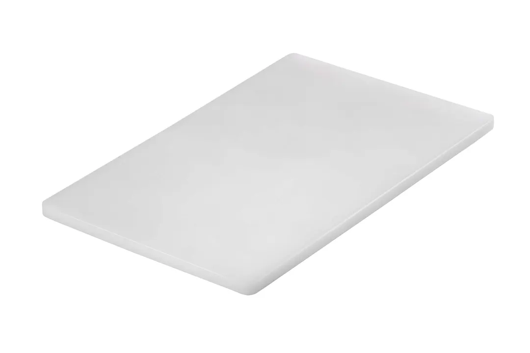 CAC China CBPQ-1218W Commercial Plastic Cutting Board, 18"W x 12"D x 3/4"H, PE, White