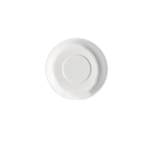 CAC China COL-2 - Round Porcelain Saucer 5.5" Dia x 0.75" H Bone White, Dishwasher Safe - 1 Dozen