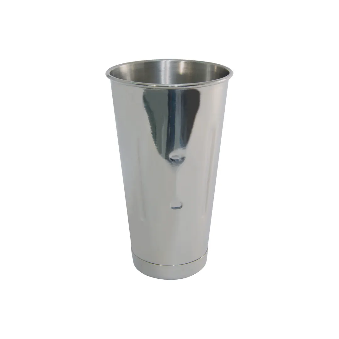 CAC China CPMT-30S Malt Cup, 30 oz., Stainless Steel, Fits Spindle Mixer & Milkshake Machines