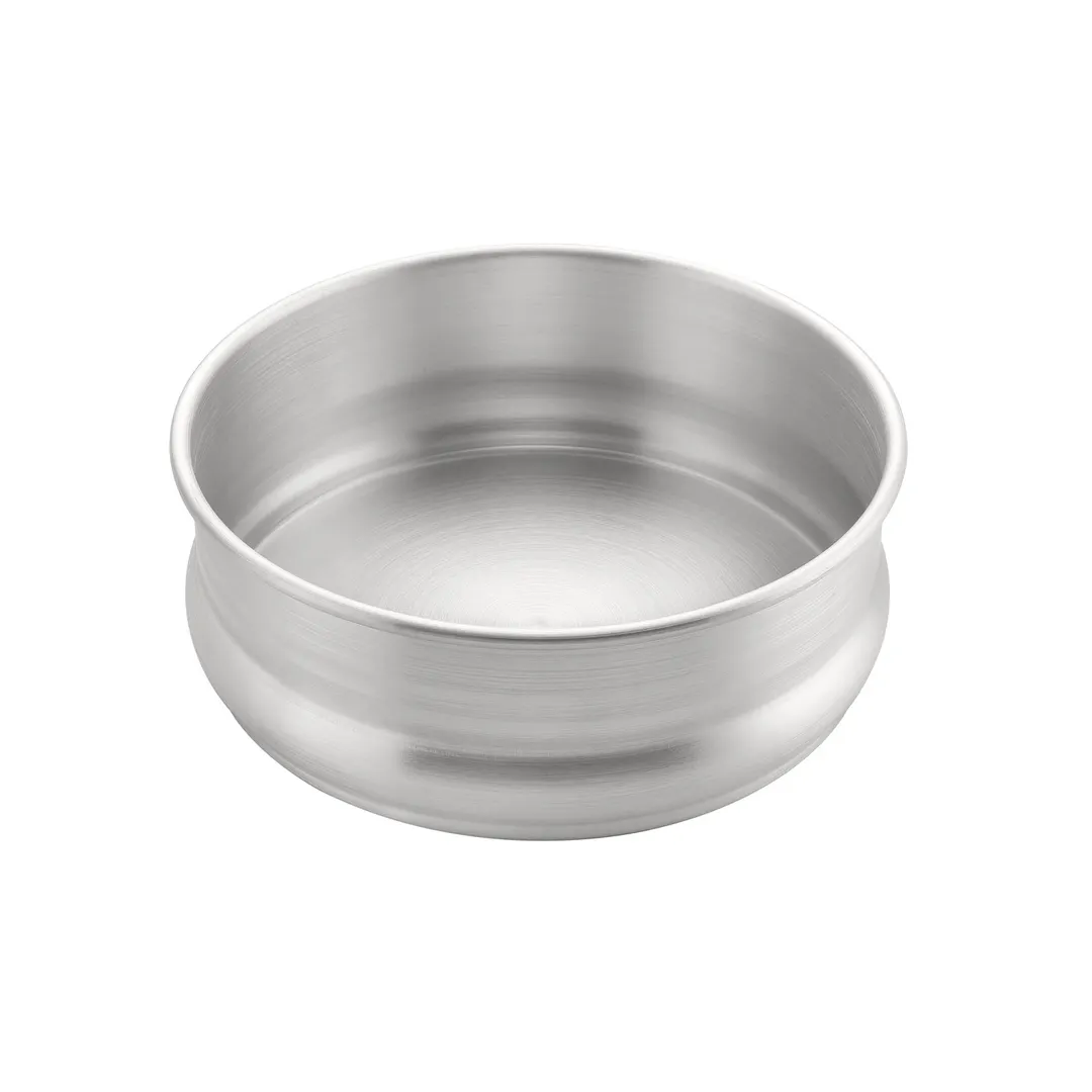 CAC China DBPA-9 Aluminum Dough Retarding Proofing Pan, 96 oz., 9" dia., Stackable