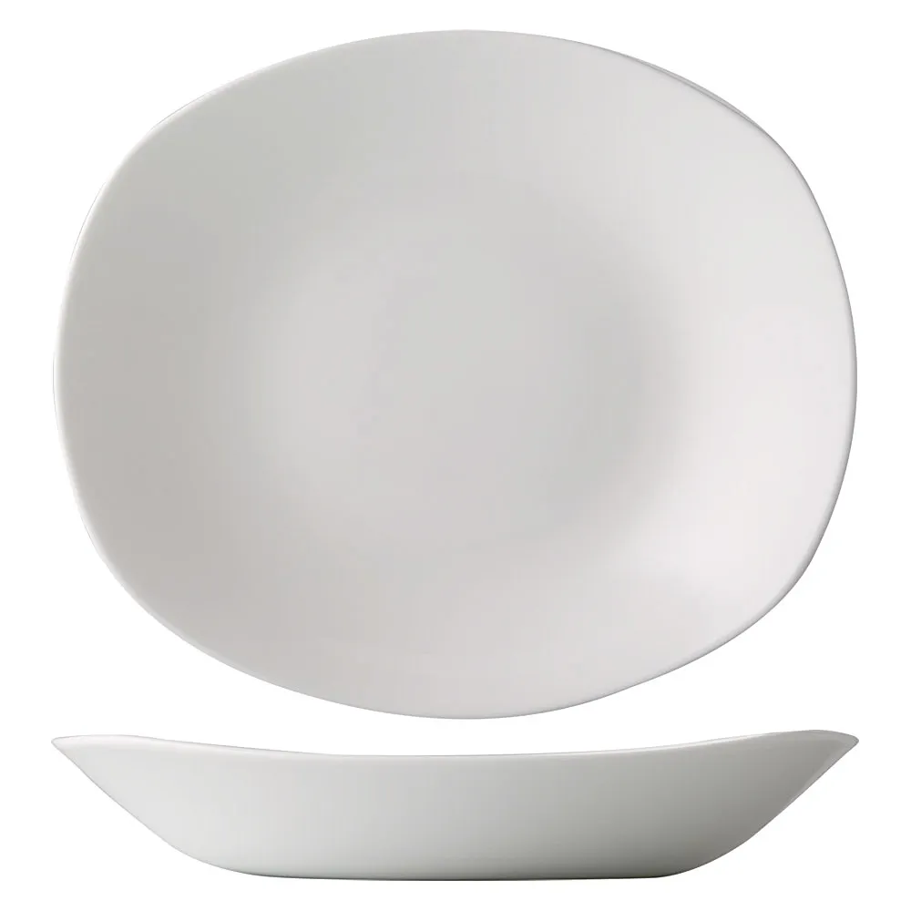 CAC China EVT-BT8 - Everest 20 oz Salad Bowl, White Porcelain, Dishwasher Safe - 1 Dozen