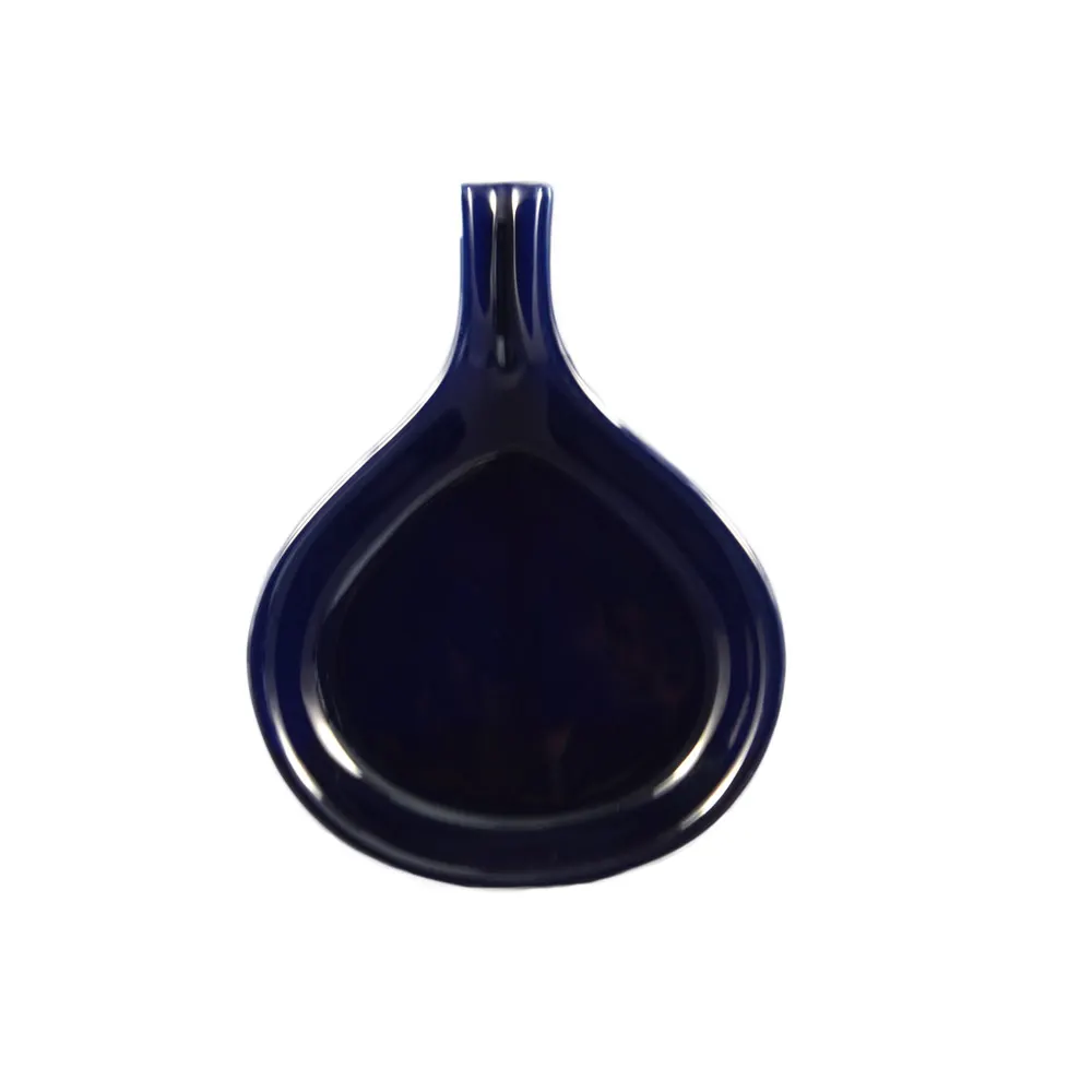 CAC China FP-18-BLU - 18‑oz Fry Pan Server, 10"×8¼"×1¼", Ceramic Blue, Dishwasher Safe - 1 Dozen
