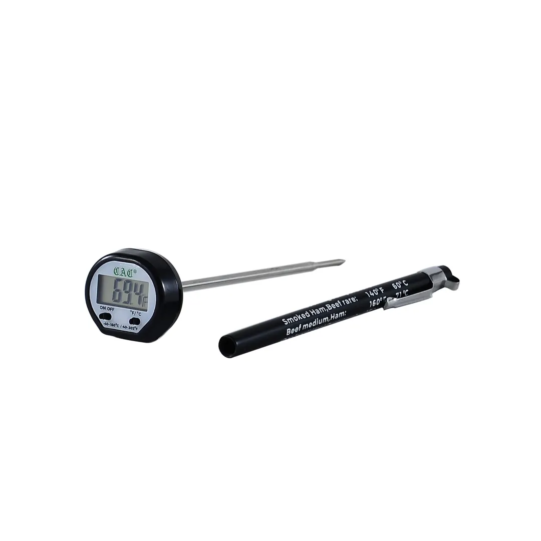 CAC China FPMT-DG20 Digital Instant‑Read Thermometer, 1" LCD, -40‑302°F/-40‑150°C, NSF, Clip Sleeve