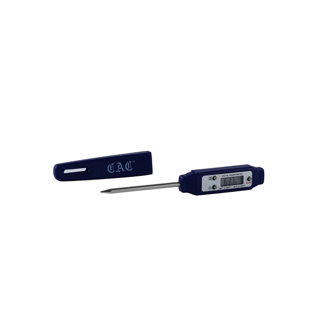 CAC China FPMT-WF24 Thermometer, 7/8" LCD, Auto‑Off, Waterproof, -58‑392°F/-50‑200°C, NSF