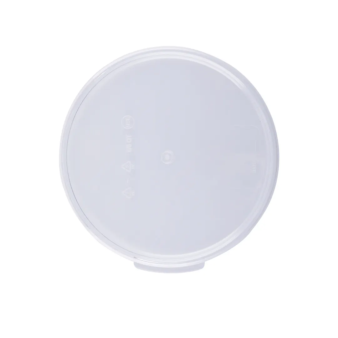 CAC China FS1R-68CV-C Food Storage Cover – Round Clear Polycarbonate for 6 & 8 Quart Containers