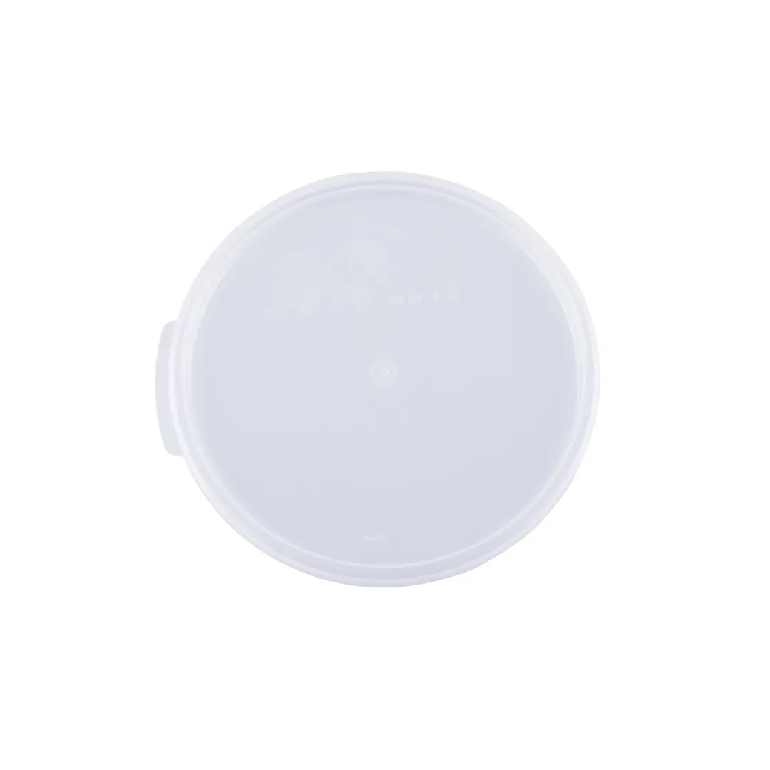 CAC China FS2R-68CV-T Food Storage Container Cover, Round 6 & 8 Quart, Polypropylene BPA‑Free