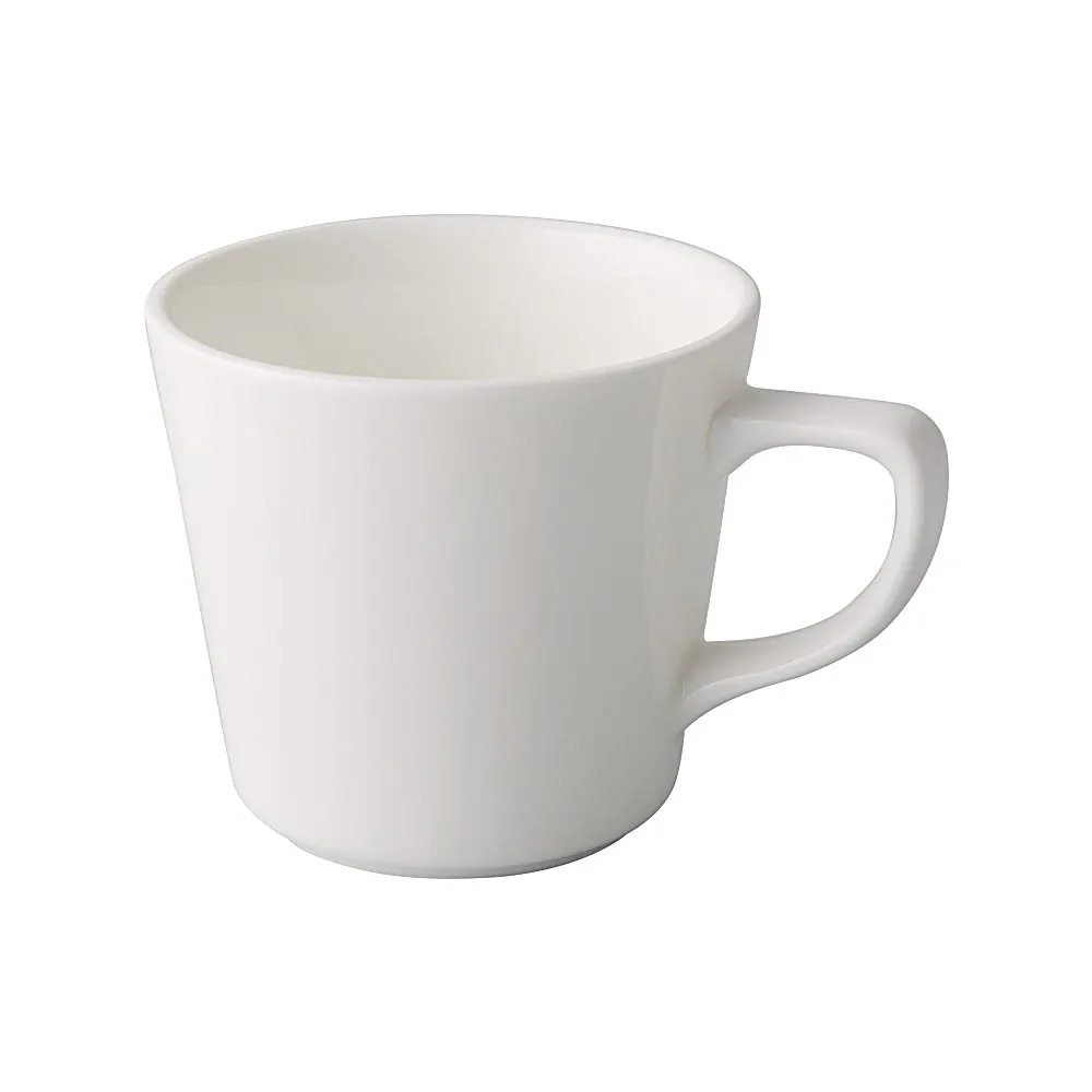 CAC China GDC-1 Grand Canyon Cup 7.5 oz (3¼" Dia x 3" H) White Porcelain, Dishwasher Safe - 1 Dozen