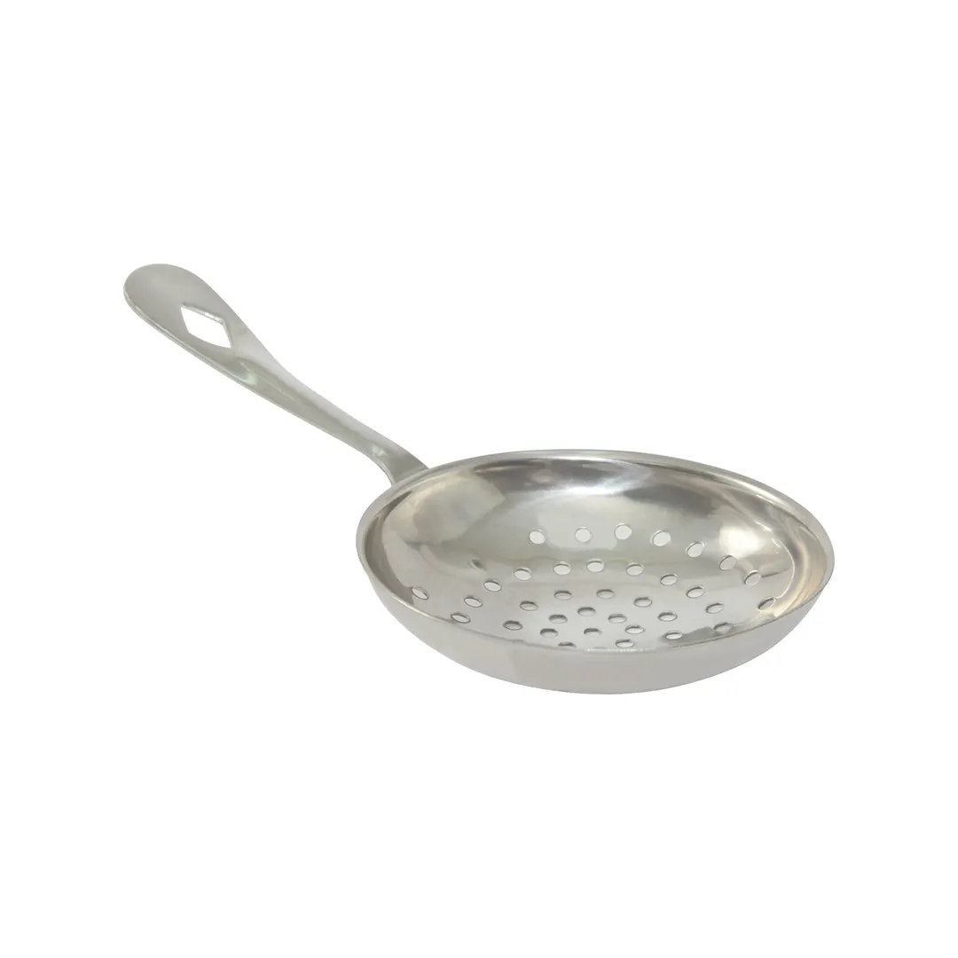 CAC China KUJP-6 Julep Strainer, 6-1/4"L, Perforated, Bowl-Shape, Stainless Steel