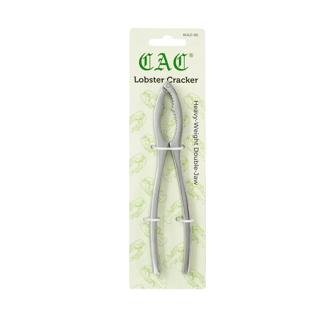 CAC China KULC-02 Lobster Cracker, Heavy Duty 6-5/8" Chrome-Plated Kitchen Tool for Shell Breaking