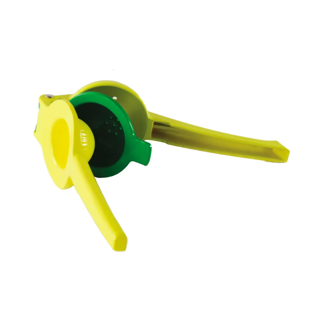 CAC China KULS-21YG 2-in-1 Lemon Lime Squeezer, Compact 3" Diameter, Heavy‑Duty Aluminum
