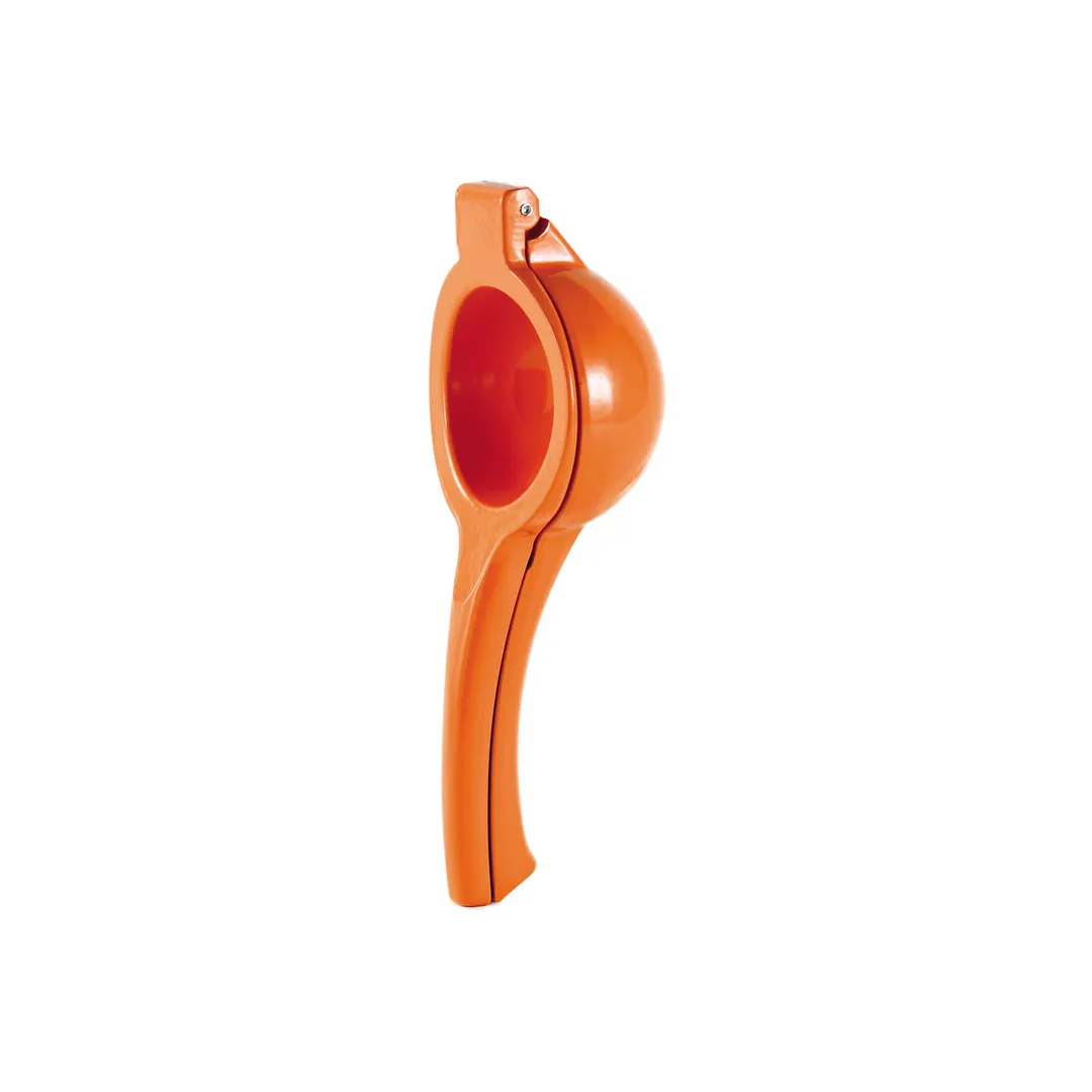 CAC China KULS-3OR Orange Citrus Squeezer, 3-1/2" Diameter, Aluminum Hand Tool for Kitchen