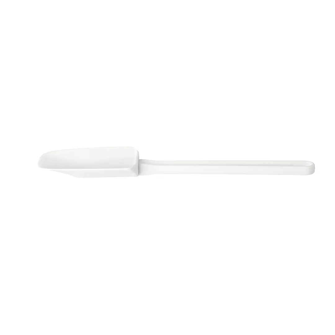 CAC China KUSB-R-10 Commercial Spatula, 10" Rubber Blade, White Handle, BPA Free