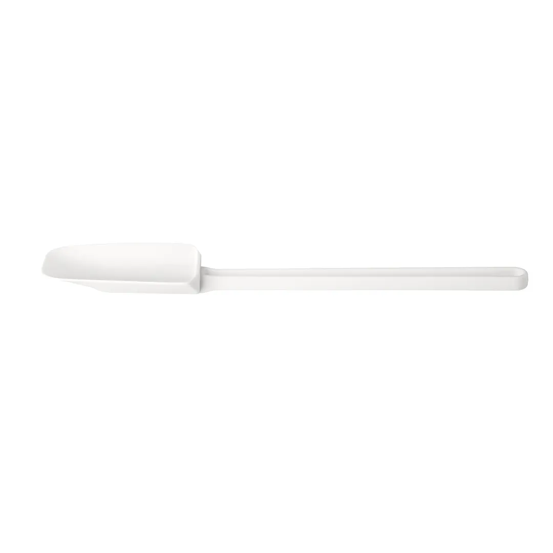 CAC China KUSB-R-14 Commercial Spatula, 14", Rubber Blade, White Handle, BPA Free