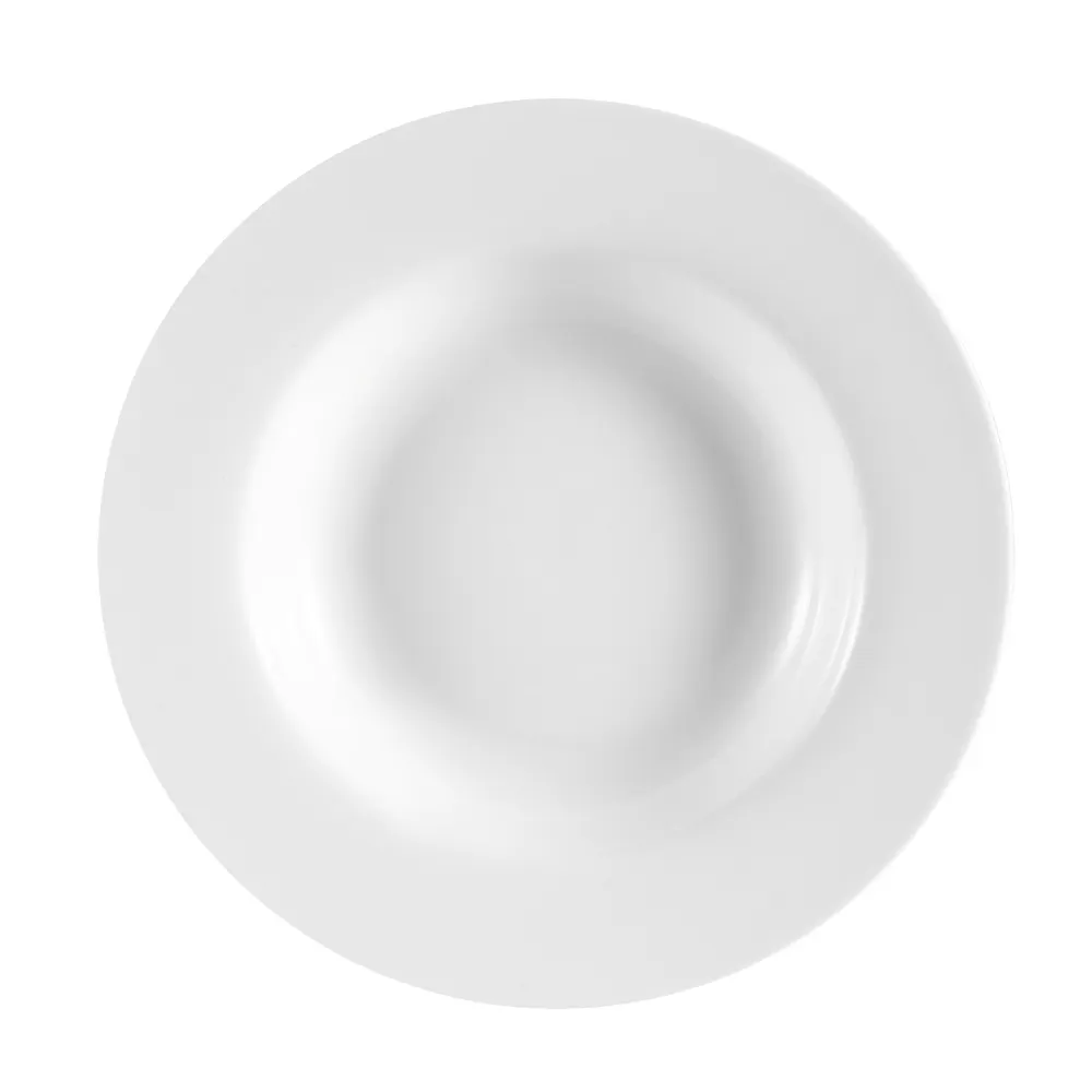 CAC China MAJ-115 Majesty Pasta Bowl, 22 oz, 11" Dia x 2" H, White China, Microwave Safe - 1 Dozen