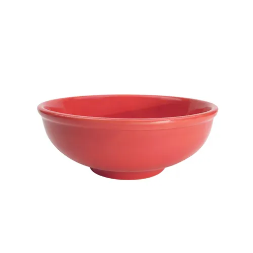 CAC China MB-7-R - 25 oz Round Salad Bowl, 7½" Dia x 2¾" H, Ceramic, Oven Microwave Safe - 1 Dozen