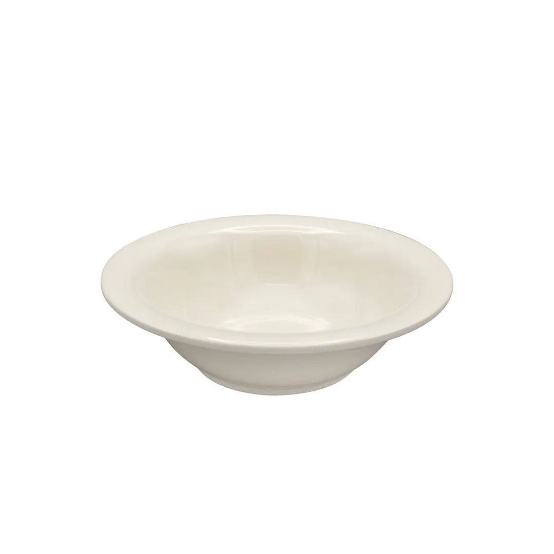 CAC China MLDRE-10 – 13oz Plastic Bowl, Round 6.625" Diameter, Melamine, Black/Cherry, 1 Dozen