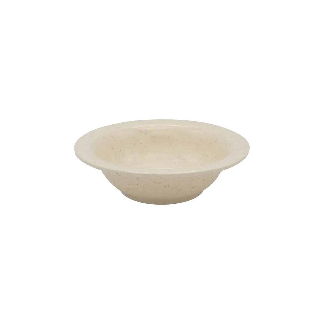 CAC China MLJSP-10 Jasper Grapefruit 13 oz Bowl, Round Melamine, Black/Cherry - 1 Dozen