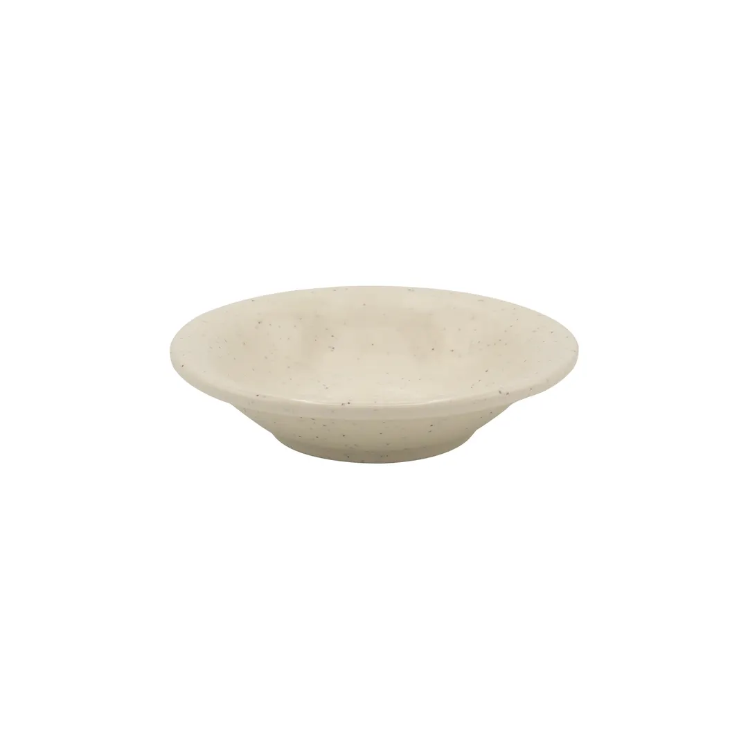 CAC China MLJSP-11 Jasper Fruit Dish Bowl, 5 oz (4.9" dia), Melamine, Black/Cherry - 1 Dozen