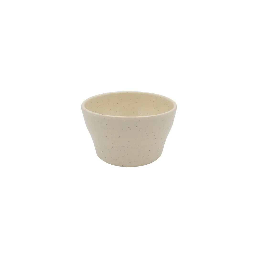 CAC China MLJSP-4 Jasper Bouillon Cups, 8 oz Capacity, White Melamine, 4.125" W x 4.125" D x 2.5" H - 1 Dozen