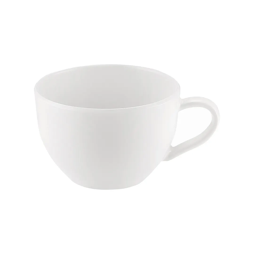 CAC China MLNC-1 - Maxwell Short Plastic Mug, 7.5 oz (3.75") White Melamine - 1 Dozen